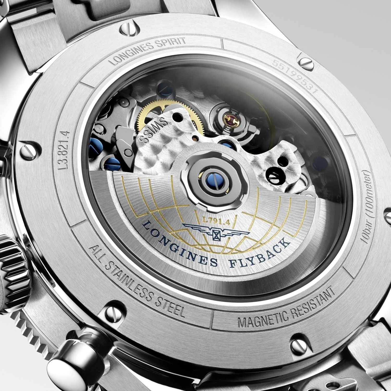 Longines Spirit Flyback L3.821.4.53.6, zdjęcie 6 z 9