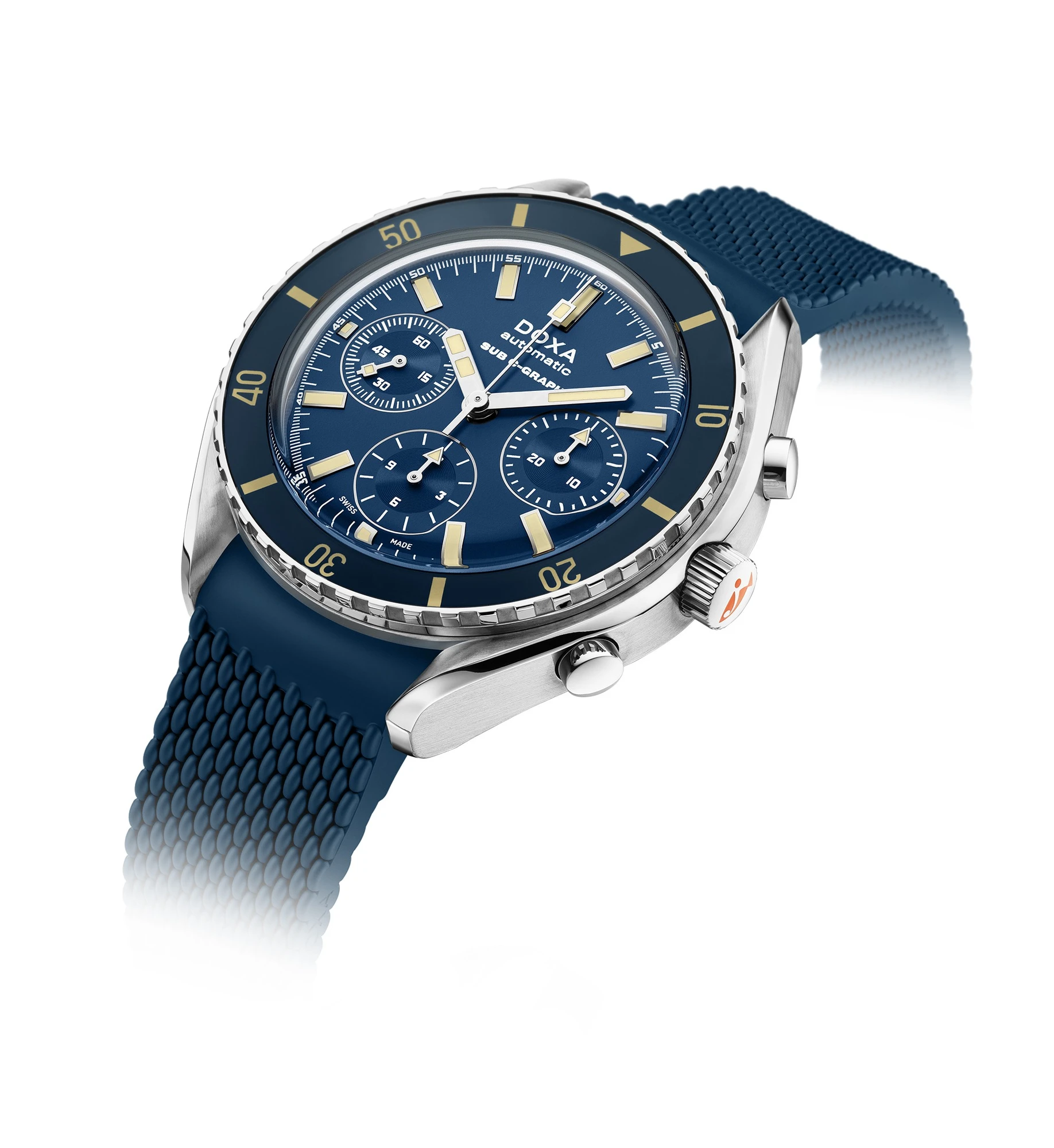 DOXA SUB 200 C-GRAPH Caribbean Diver 798.10.201.32, zdjęcie 2 z 6