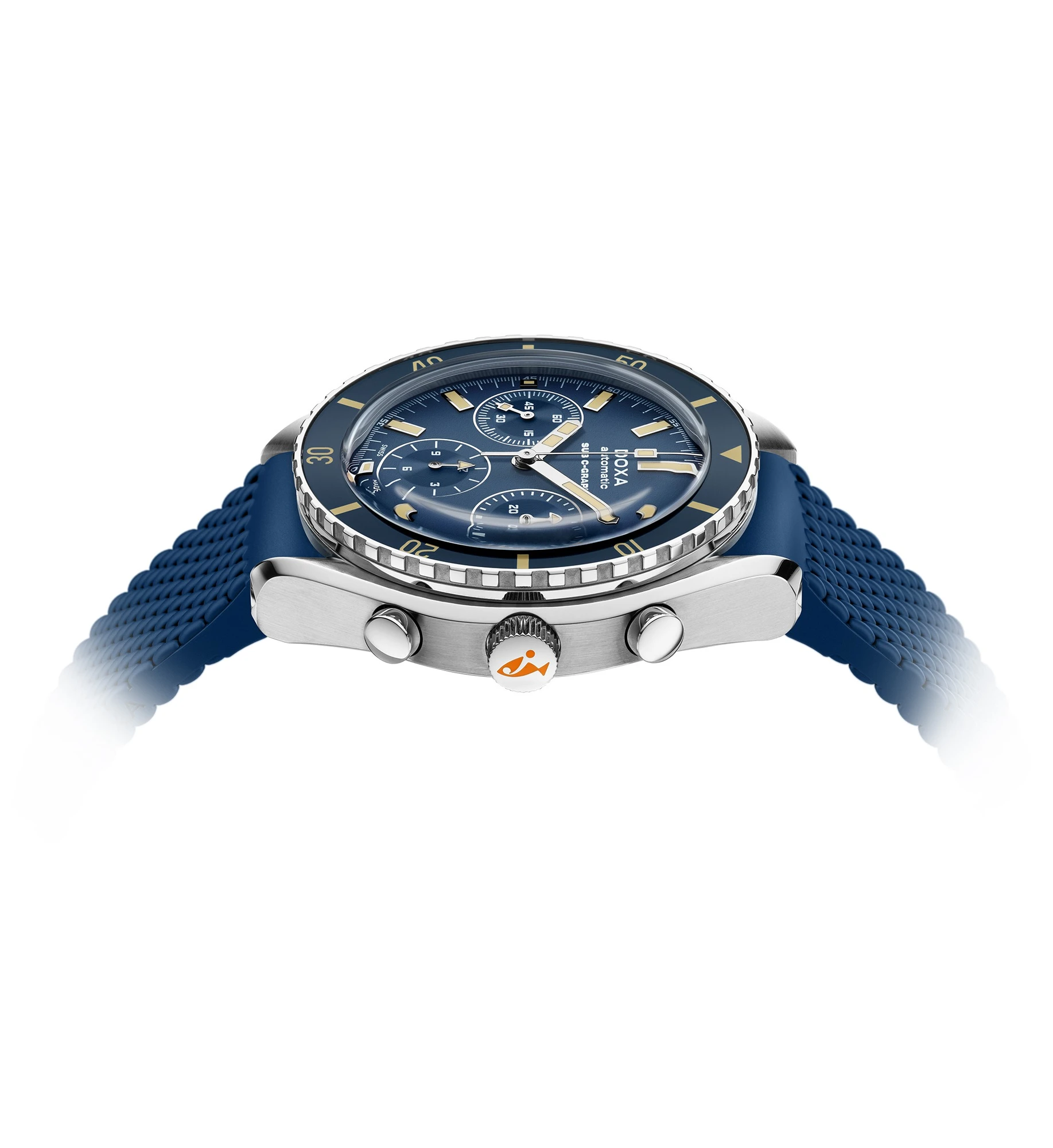 DOXA SUB 200 C-GRAPH Caribbean Diver 798.10.201.32, zdjęcie 3 z 6