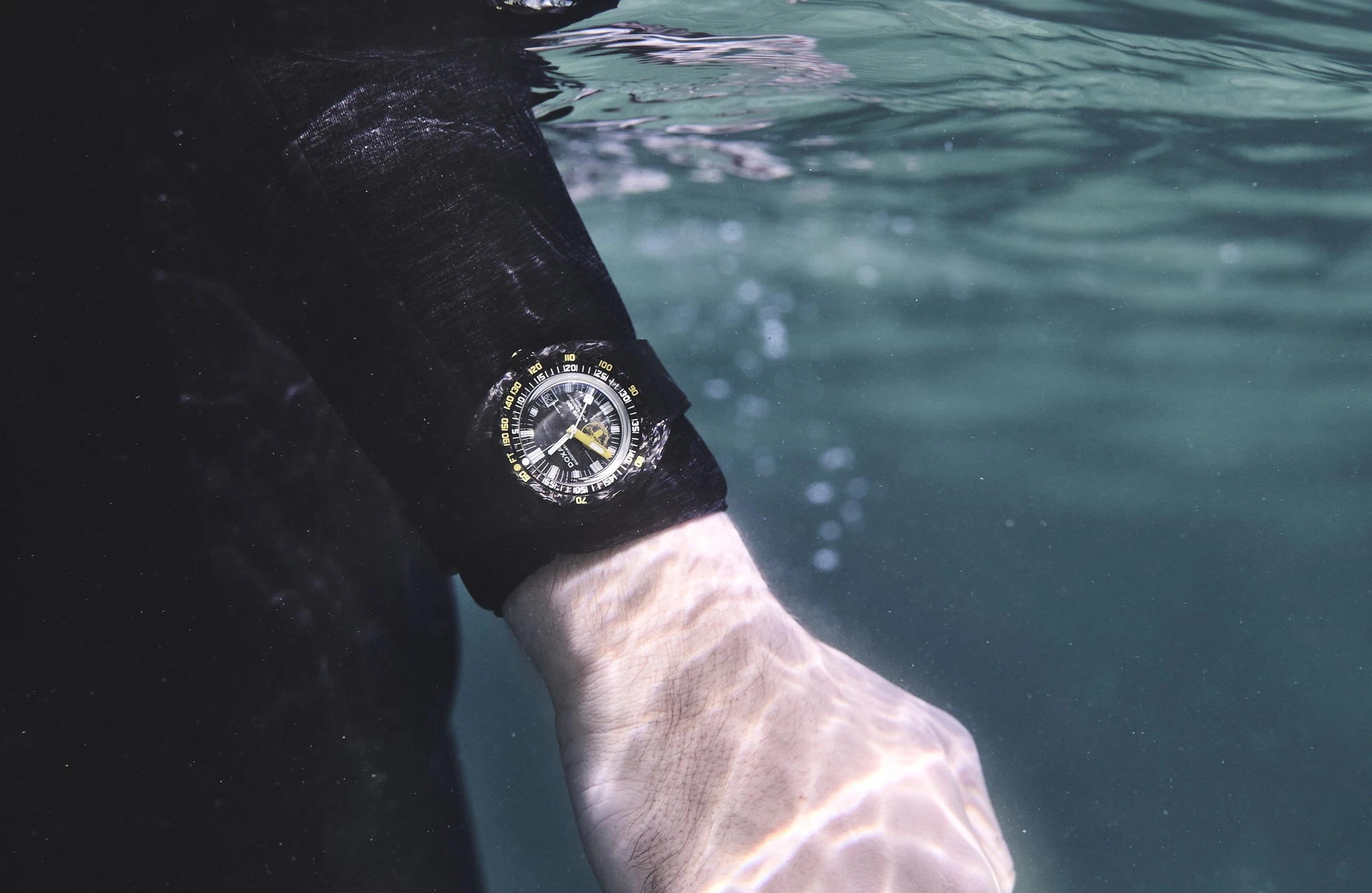 DOXA SUB 300 Carbon Aqua Lung US Divers Edition Sharkhunter Diver COSC Chronometer 822.70.101AQL.20, zdjęcie 7 z 8