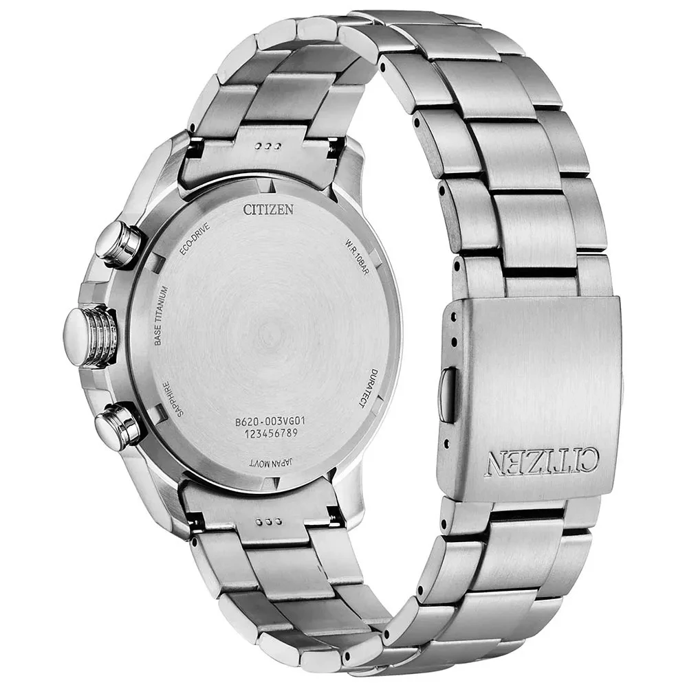 Citizen Titanium Eco Drive Chrono CA4570-88X, zdjęcie 3 z 4