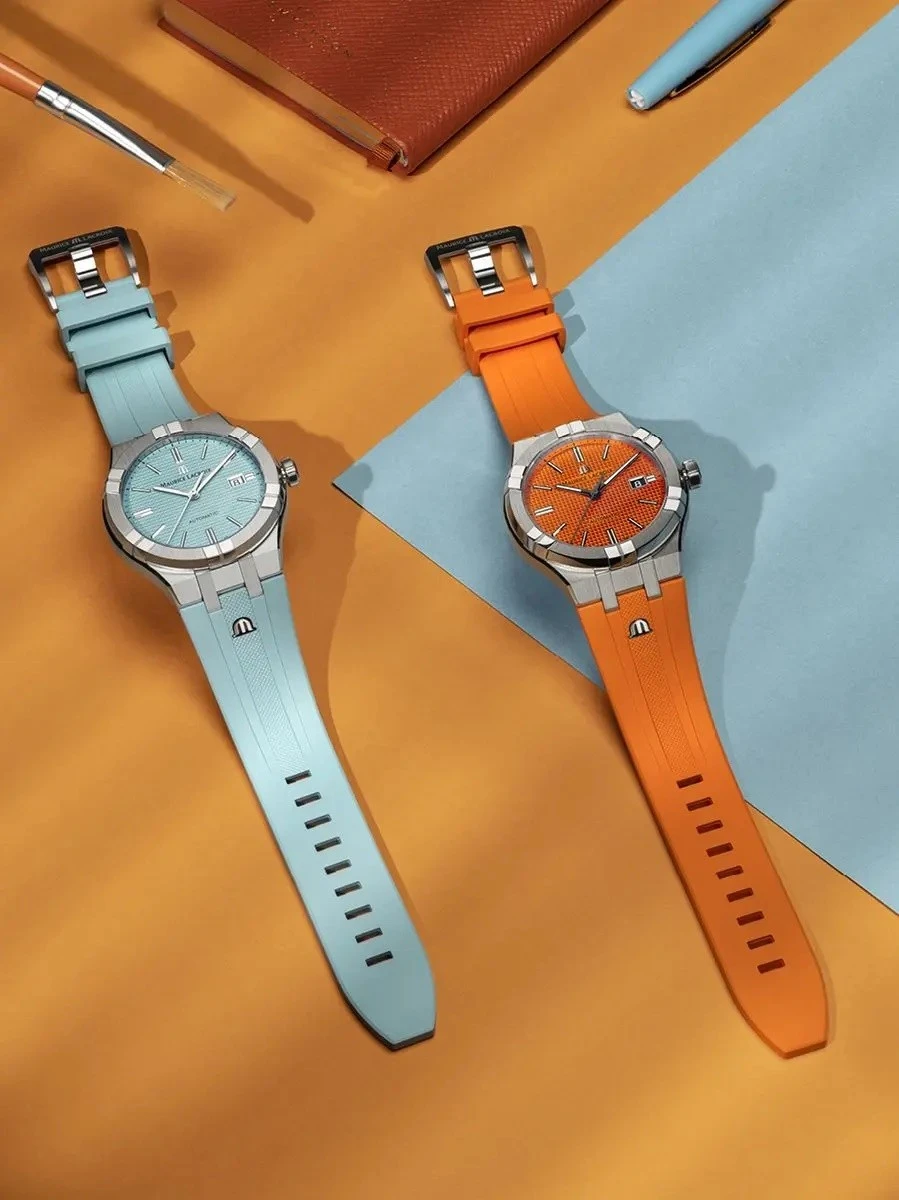 Maurice Lacroix Aikon Automatic Limited Summer Edition 42mm AI6008-SS00F-431-C, zdjęcie 3 z 5