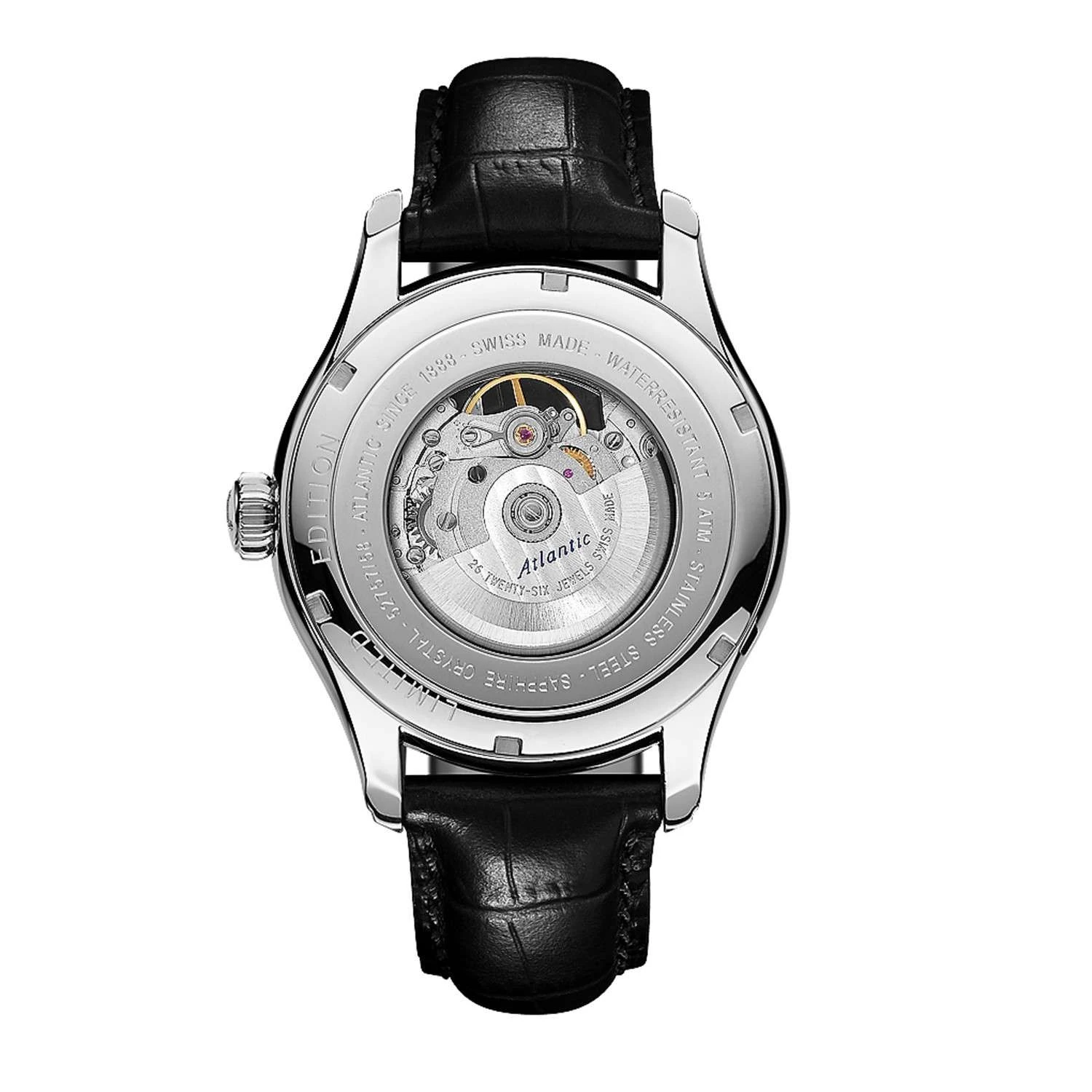 Atlantic Worldmaster Lusso Open Heart Automatic 52757.41.61R, zdjęcie 2 z 3