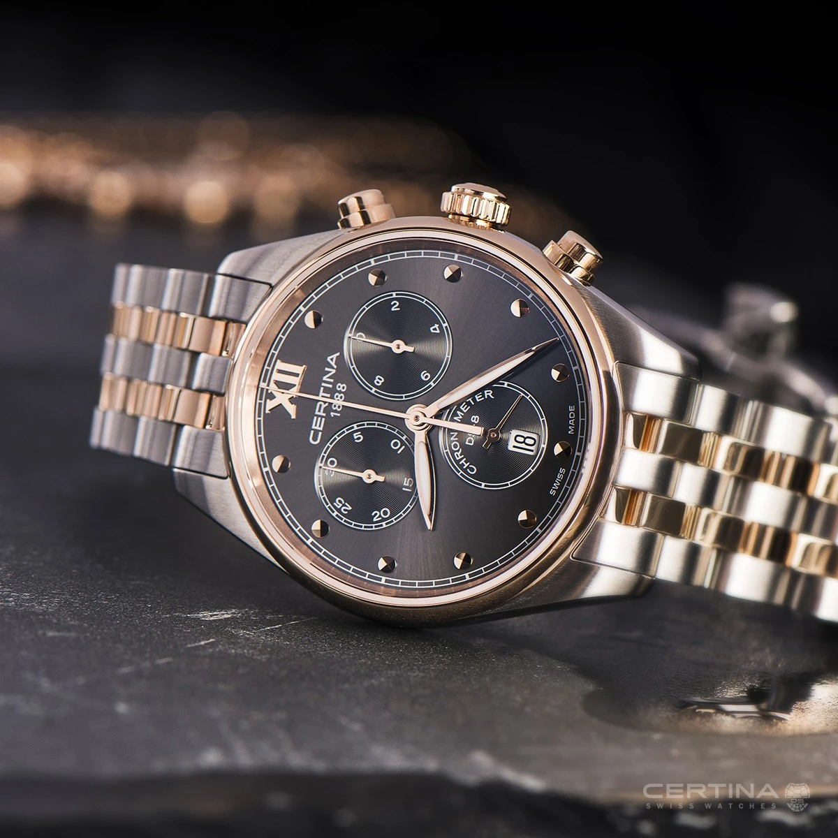 Certina DS-8 Chronograph Lady C033.234.22.088.00, zdjęcie 3 z 9