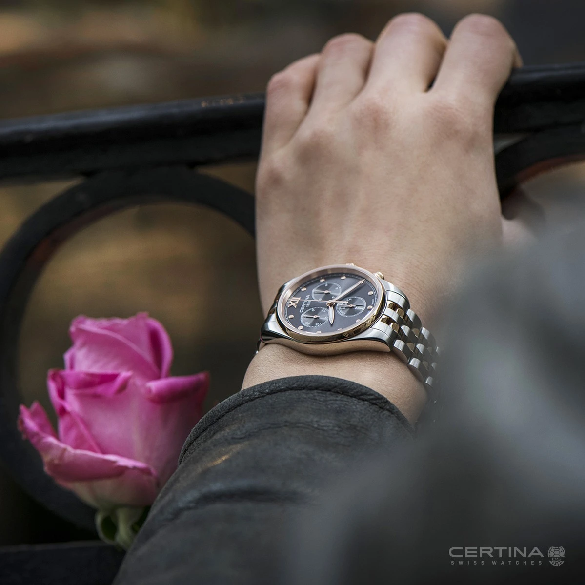 Certina DS-8 Chronograph Lady C033.234.22.088.00, zdjęcie 5 z 9