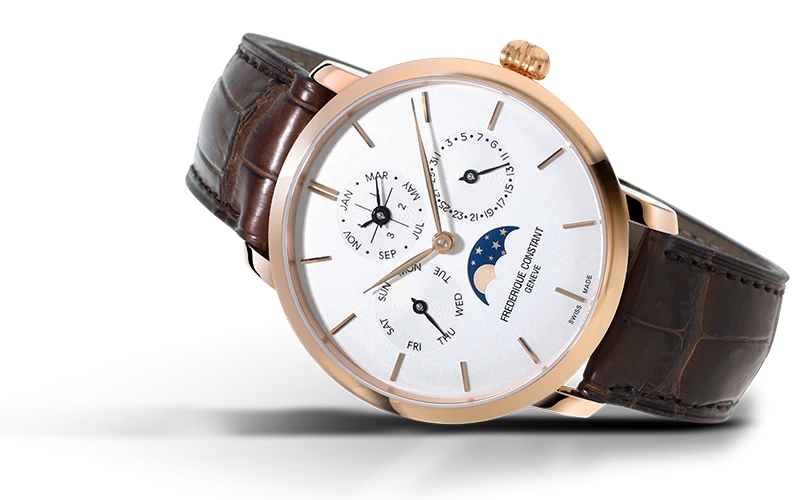 Frederique Constant Slimline Perpetual Calendar Gold Manufacture FC-775V4S9, zdjęcie 3 z 3