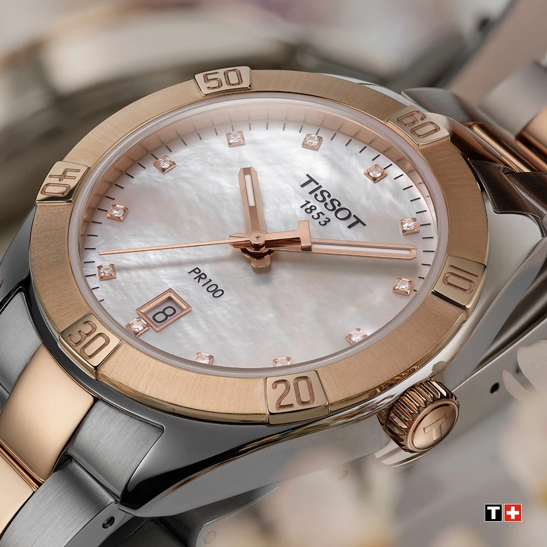 Tissot PR 100 Sport Chic Lady T101.910.22.116.00, zdjęcie 2 z 7