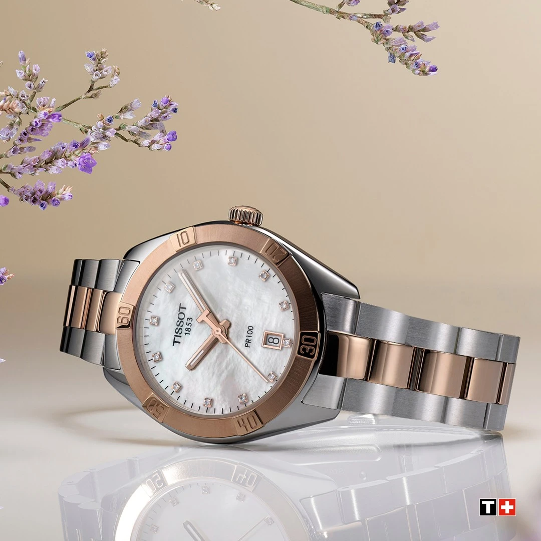 Tissot PR 100 Sport Chic Lady T101.910.22.116.00, zdjęcie 3 z 7
