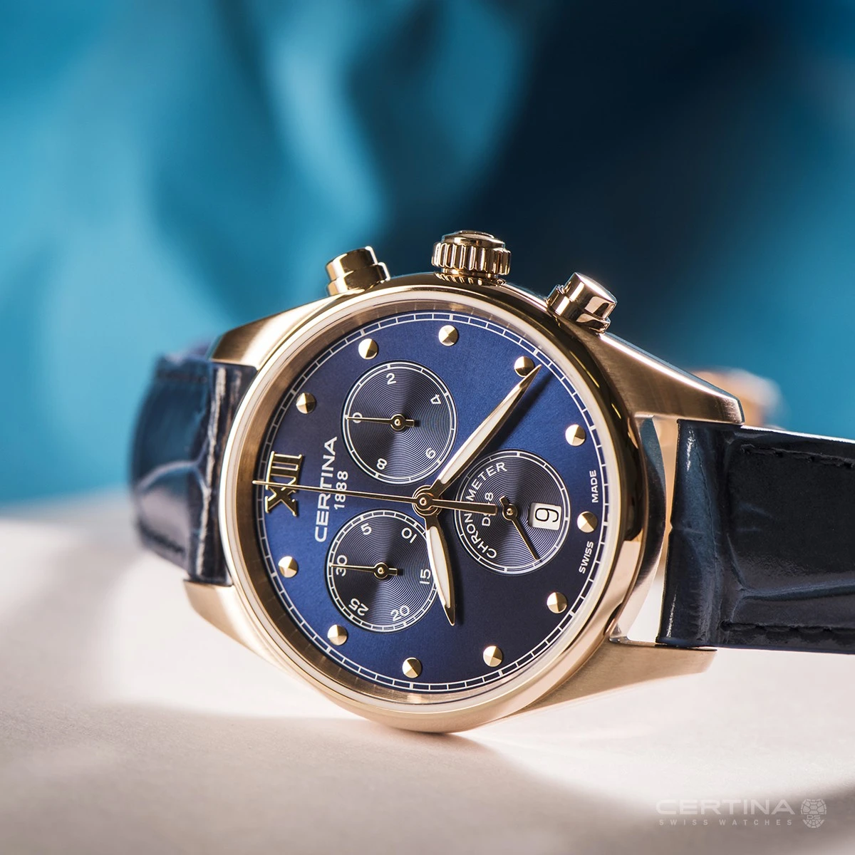 Certina DS-8 Lady Chronograph COSC C033.234.36.048.00, zdjęcie 3 z 8