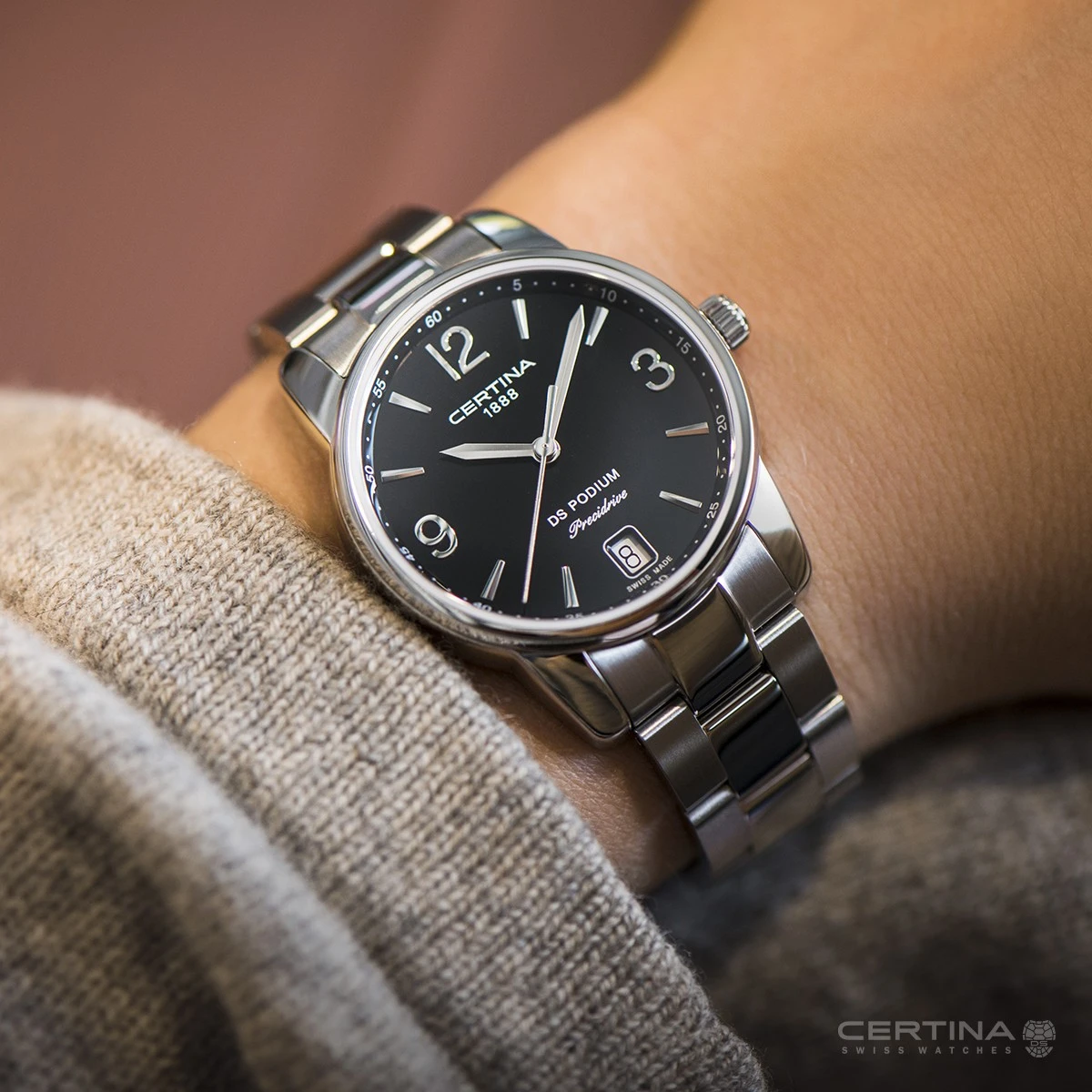 Certina DS Podium Lady Quartz Precidrive C034.210.11.057.00, zdjęcie 2 z 7
