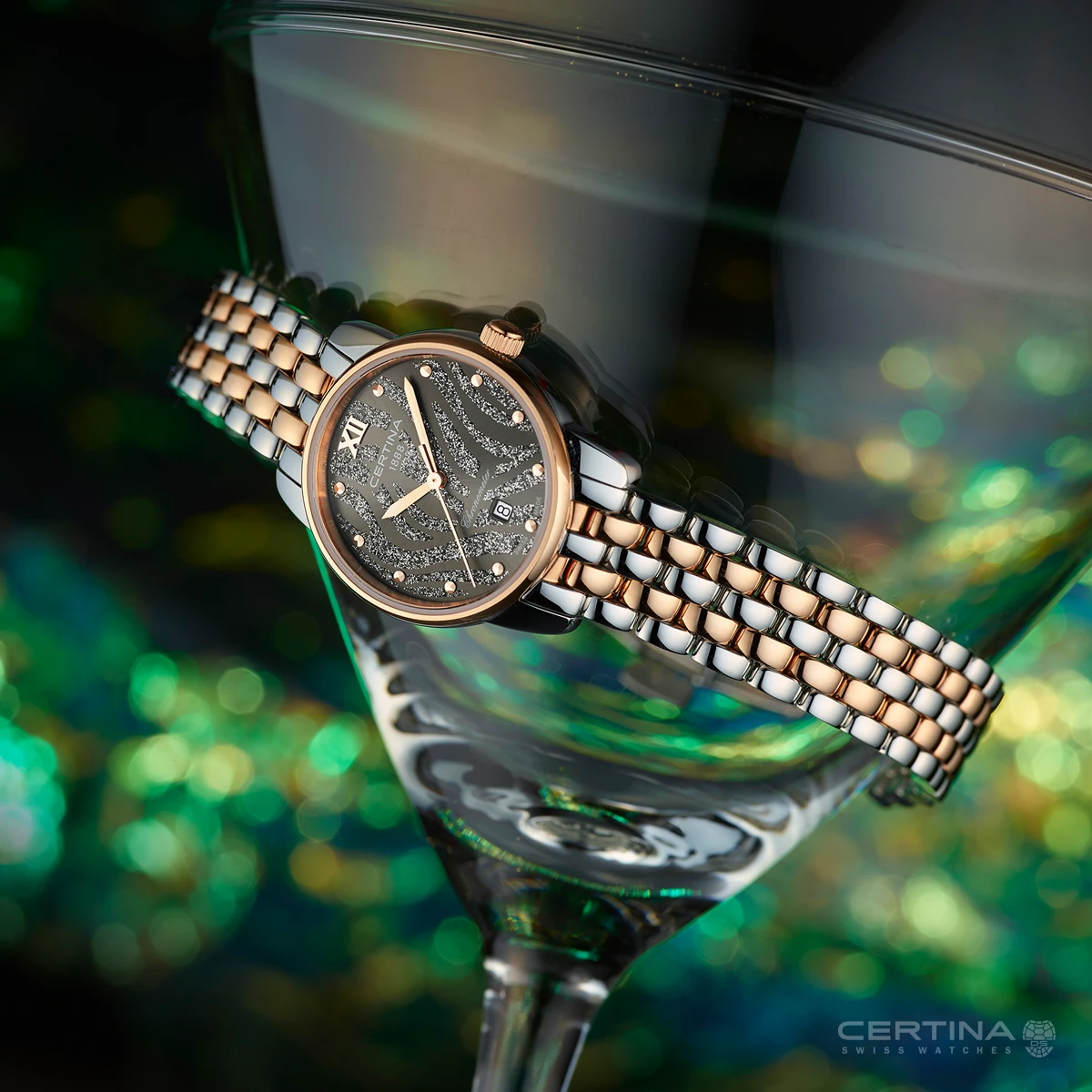 Certina DS-8 Lady Bicolor COSC Chronometer C033.051.22.088.00, zdjęcie 3 z 7