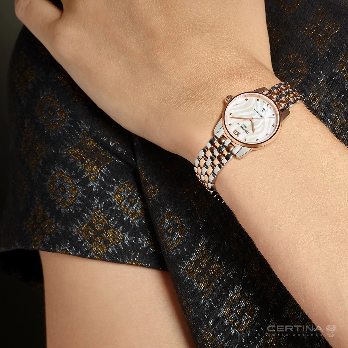 Certina DS-8 Lady Bicolor COSC Chronometer C033.051.22.118.00, zdjęcie 3 z 6