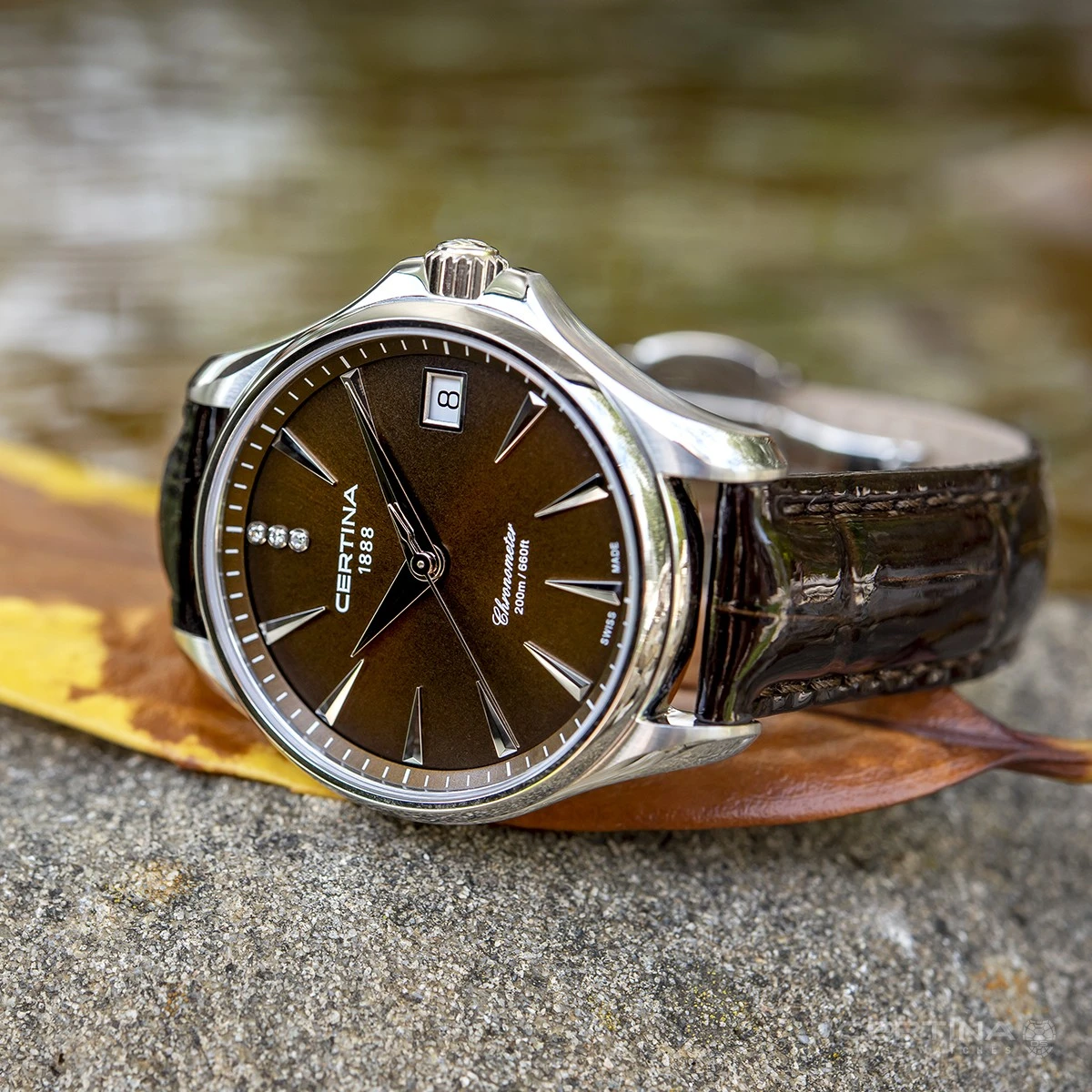 Certina DS Action Lady COSC Diamonds C032.051.16.296.00, zdjęcie 3 z 5