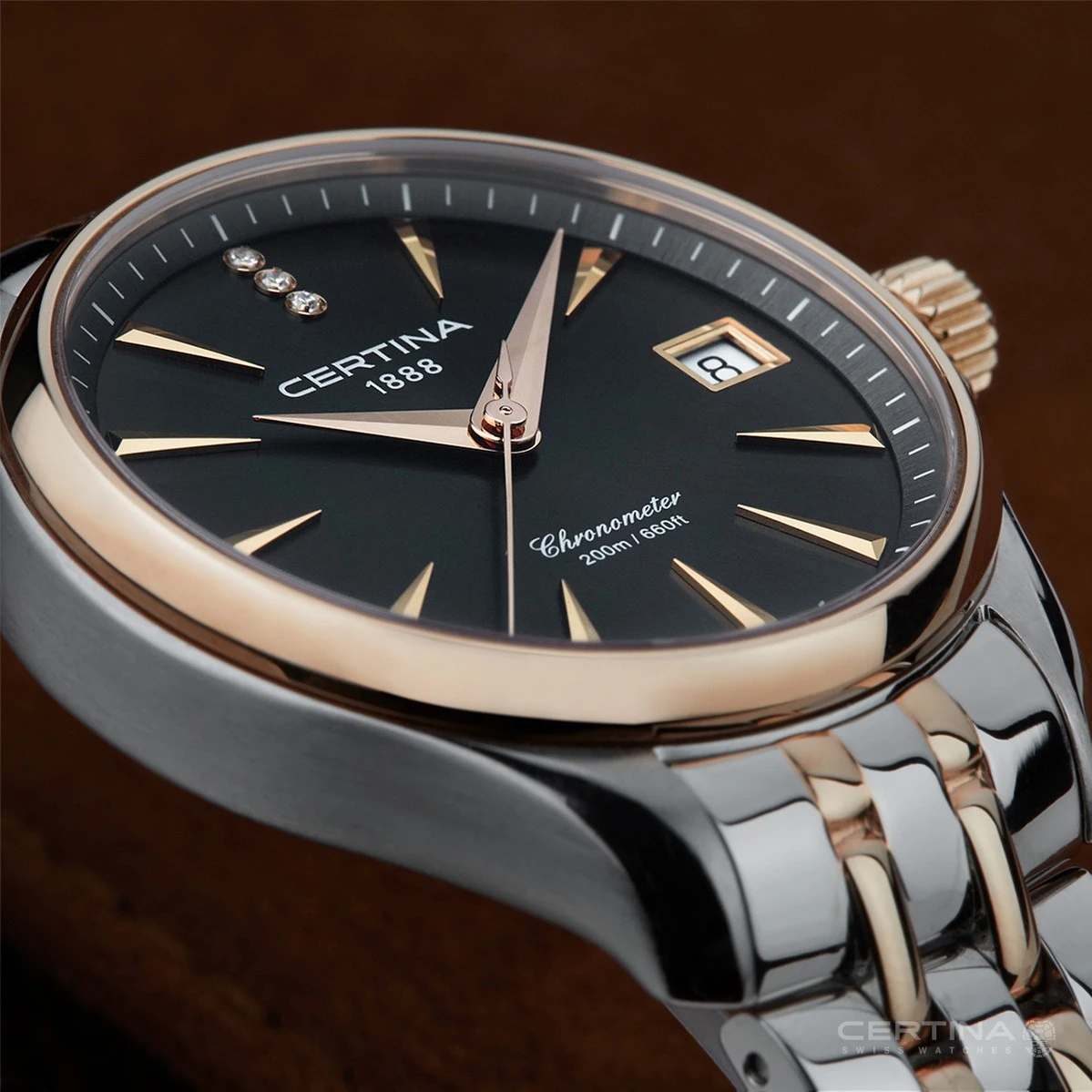 Certina DS Action Lady Diamonds COSC C032.051.22.086.00, zdjęcie 2 z 7