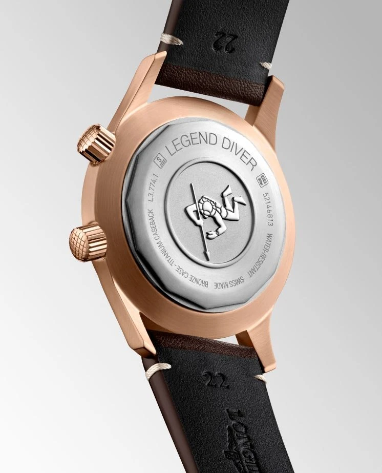 Longines Legend Diver Bronze L3.774.1.50.2, zdjęcie 11 z 17