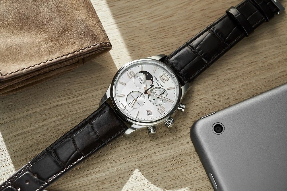 Certina DS-8 CHRONO MOON PHASE PRECIDRIVE C033.460.16.037.00, zdjęcie 2 z 7