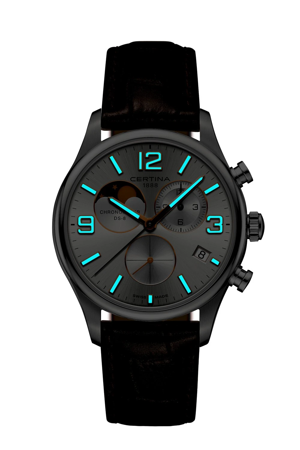 Certina DS-8 CHRONO MOON PHASE PRECIDRIVE C033.460.16.037.00, zdjęcie 3 z 7