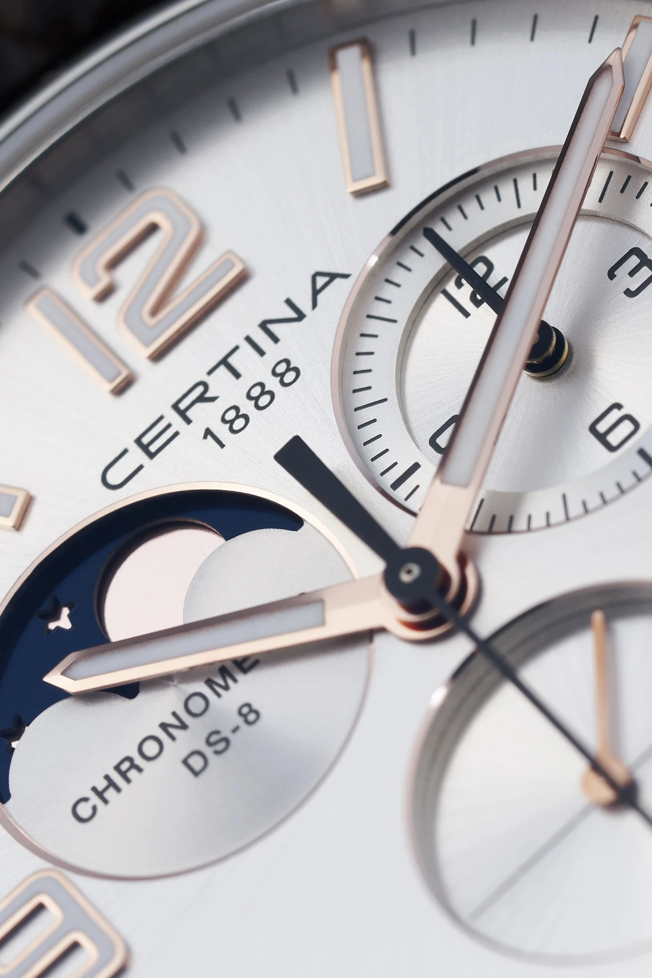 Certina DS-8 CHRONO MOON PHASE PRECIDRIVE C033.460.16.037.00, zdjęcie 4 z 7