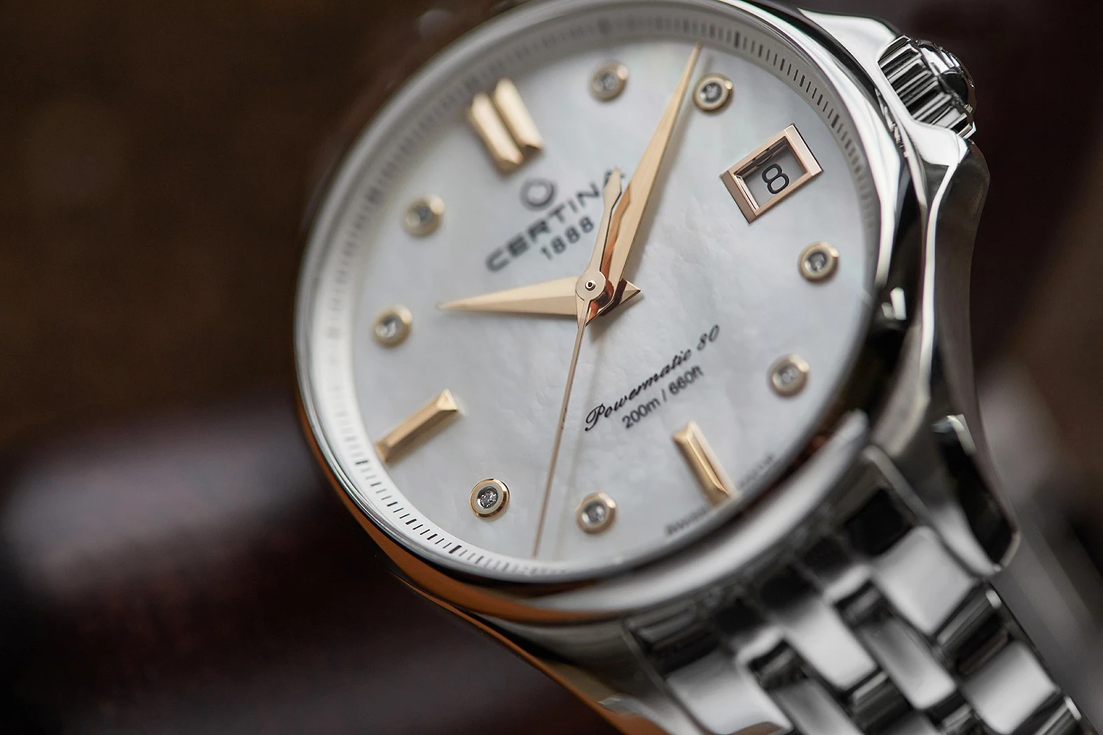 Certina DS Action Lady Powermatic 80 Diamonds C032.207.22.116.00, zdjęcie 2 z 6