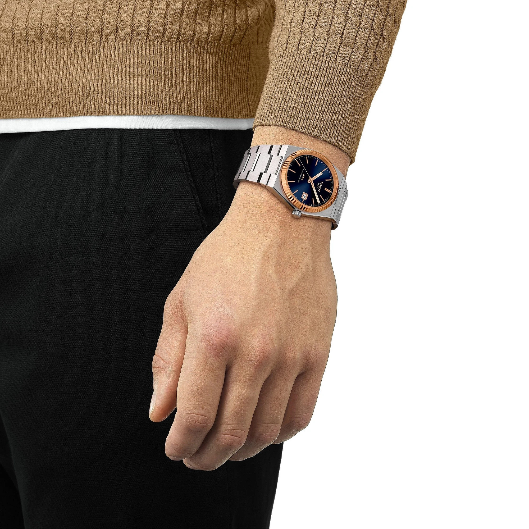 Tissot PRX Powermatic 80 18k Gold Bezel T931.407.41.041.00, zdjęcie 2 z 6