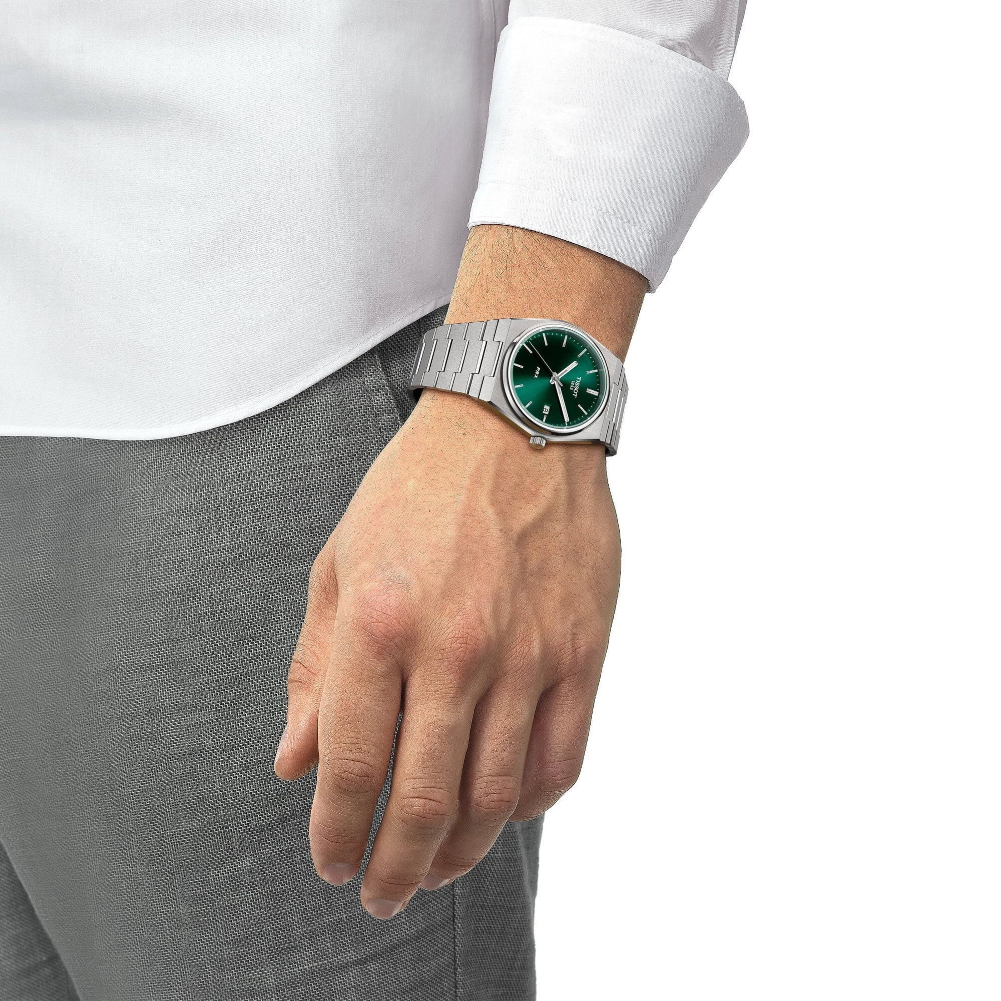 Tissot PRX 40 Quartz Green T137.410.11.091.00, zdjęcie 2 z 7
