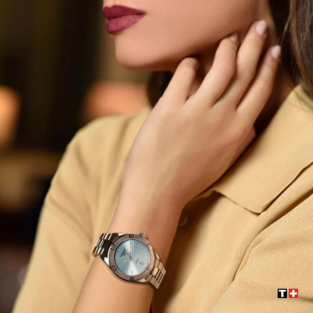 Tissot PR 100 Sport Chic Lady T101.910.11.351.00, zdjęcie 4 z 6