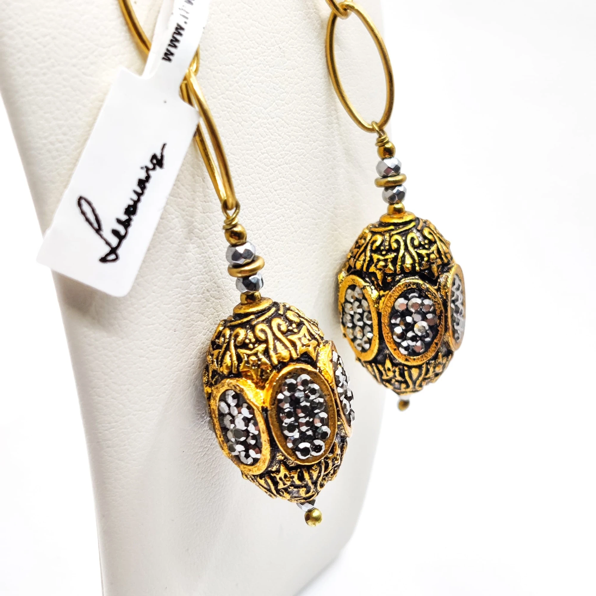Lewanowicz Biżuteria Lewanowicz Kolczyki Faberge 20990998, zdjęcie 3 z 4